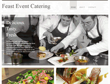 Tablet Screenshot of feast-events.com